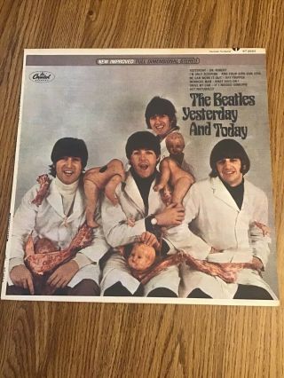 The Beatles 3rd State Stereo Butcher Cover 2 Near W/ Peeled Slick & C.  O.  A.
