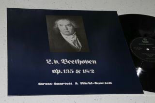 Stross Quartet Beethoven String Quartets Markl Private Pressing Stereo Unplayed