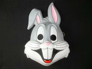 Vintage Bugs Bunny Halloween Mask Warner Brothers 1982