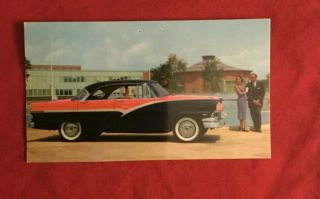 Vintage 1950s Oldsmobile Cadillac Advertisement Postcard