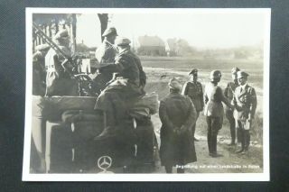 Wwii Ww2 Adolf Hitler Postcard Welcome On Country Rd Poland 1940 Krakau