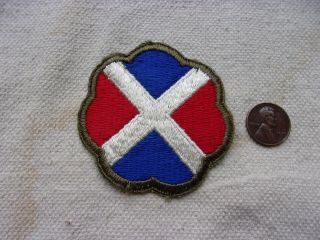 Ww2 Gi 17th Infantry Division " Ghost " Patch - -