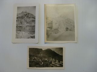 Ww2 Soldiers Photographs: Monte Casino,  Italy.  From A Soldiers Photo Album