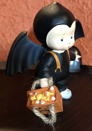 Ruth Morehead Halloween Child in Bat Costume Trick or Treat Figurine 3