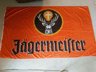Huge Jagermeister Stag Orange Banner Flag 8 