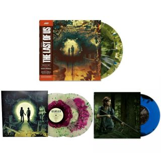 The Last Of Us Part Volume 1 2 Splatter & Ellie Blue Swirl 7 " Vinyl 5lp Bundle