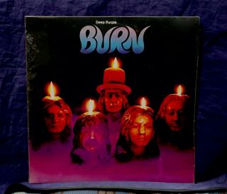Deep Purple Very Rare Lp Burn 1974 Usa 1stpress Out Of Print No Cutouts