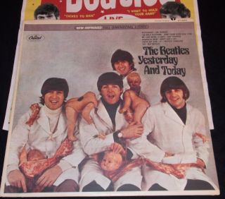 Beatles Pro Peel Stereo Butcher Cover Yesterday & Today W/trunk Slick