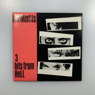The Misfits: 3 Hits From Hell 7” 45 Ep M - 1st Pressing 1981 Glen Danzig Samhain