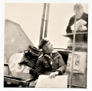 Ww 2 German Gfm Erwin Rommel Rkt With Oaks,  Swords & Diamonds Orig Photograph 13