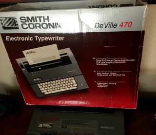Vintage Smith Corona Deville 470 Electric Correcting Typewriter Ribbons