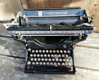 Vintage Underwood Standard Typewriter No.  3.