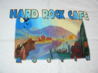 Hard Rock Cafe Austin City Tee 2003 T - Shirt With Tags Size Xl