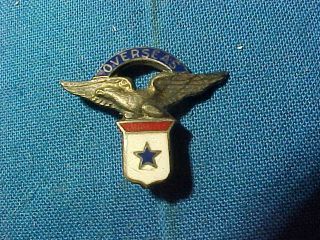 Orig Wwii Home Front Overseas Son In Service Enameled Pin