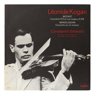 Mendelssohn Mozart Kogan Silvestri Violin Concerto Lp Columbia Saxf 138 France