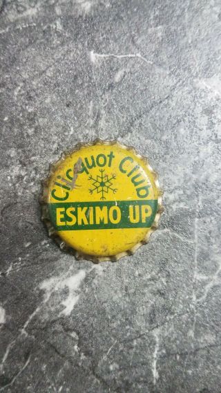 Clicquot Club Eskimo Up Soda Bottle Cap Cork - Lined Harrisburg Pa
