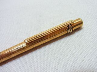 Cartier must de Trinity Gold Ballpoint Pen With Leather case 3