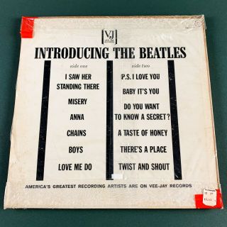 THE BEATLES INTRODUCING THE BEATLES US ORIG ' 64 V/JAY MONO VERSION 1 SEARS BAGGY 3