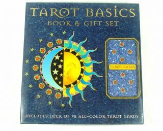Tarot Basics Gift Set Book & 78 Tarot Card Deck Mib Burger & Fiebig Halloween