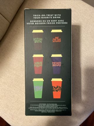 Starbucks 2020 Halloween Color Changing Glow In The Dark Cups Reusable 6 CUP SET 3