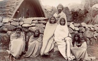 Tamil Nadu,  India,  Toda People,  Men & Women Posing,  Real Photo Pc C 1910 - 20
