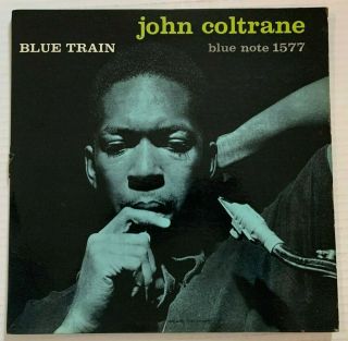 John Coltrane Blue Note 1577 Lp " Blue Train " W.  63rd Deep Groove Ear Rvg