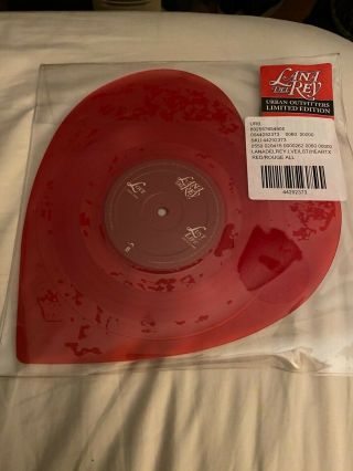 Lana Del Rey Love/lust For Life 10 Inch Heart Shaped Vinyl: Uo Exclusive