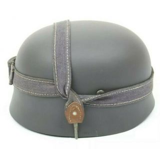 German Wwii Paratrooper Helmet Band - Bread Bag Utility Strap - Luftwaffe Blue