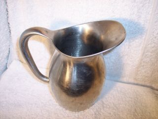 Wwii Polar Ware Usn (us Navy) Stainless Steel Medical Pitcher 7 " 1 Liter