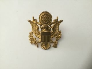 Wwii Us Army Officer Cap Badge