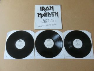 Iron Maiden Live At Donington Emi 1993 Numbered Uk 1st Pressing 3 X Lp Set Don1