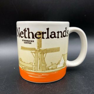 Starbucks Coffee Mini Mug 2015 Netherlands 3 Oz.  Espresso Cup Nederland Windmill