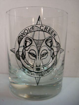 Wolf Creek Nuclear Energy Power Plant Blackbear Bosin Old Fashioned Rocks Glass