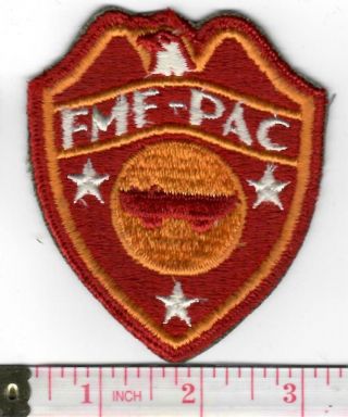 Ww 2 Usmc Fmf - Pac (fleet Marine Force Pacific) Duk - W Company Patch Inv W544