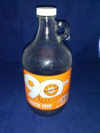 A&w Root Beer 90;year Anniversary Jug All American Food Since 1919