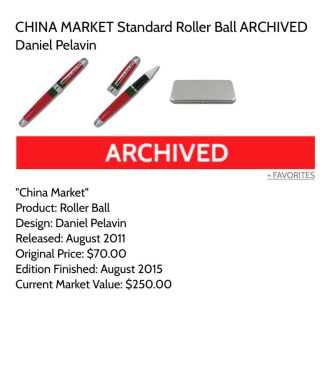Acme Studios China Market Rollerball Pen - Archived/collectible