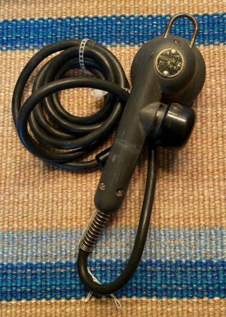 Vintage Military Radio Handheld Microphone T - 17 753 - Chi - 41 Us Wwii Pilot
