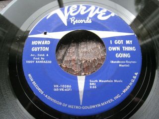 HOWARD GUYTON ' I Watched You Slowly Slip Away ' VG,  northern soul 45 2