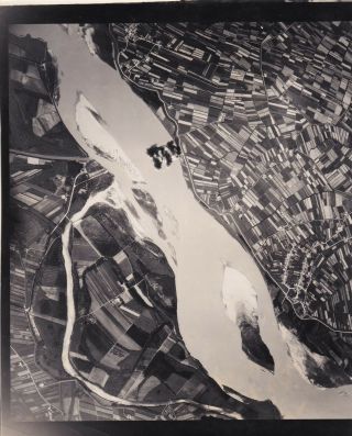 Aaf Aerial Photo 320th Bomb Group Bombed Reiti Bridge 1944 Italy 48