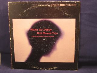 Bill Evans Trio " Waltz For Debby " Lp 1961 Riverside Records Rs - 9399 1st Stereo