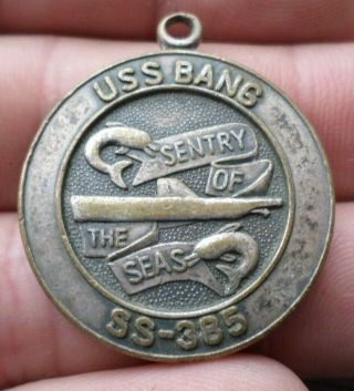 Wwii Medal Uss Bang Ss 385 Sentry Of The Seas Unknown 1950s Sub Submarine