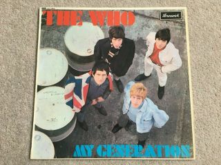 The Who My Generation 1st 1965 Press 12 " Vinyl Mono Lp Brunswick Lat 8616 Ex/ex