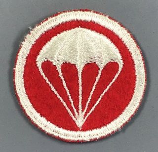 Wwii Army Enlisted Airborne Artillery Cap Patch Cut Edges No Glow