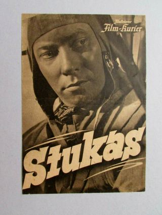 1941 Third Reich Movie/film Brochure Booklet " Stukas "
