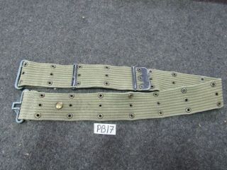 Us Army Wwii M1936 Pistol Belt Olive Drab Normal Wear (pb17)