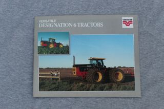 Versatile Designation 6 4wd Tractor Sales Brochure Br - D6103 - 84