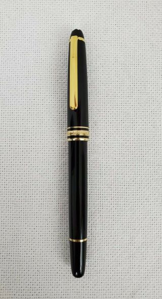 Montblanc Meisterstuck Classique Rollerball Pen Black Gold