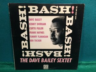 The Dave Bailey Sextet.  Bash 1st Pressing 1961 Jazz Line Records Jaz - 33 - 01 Mono