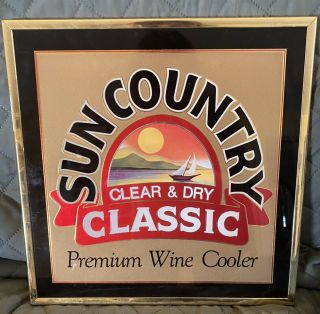 Sun Country Wine Cooler Sign