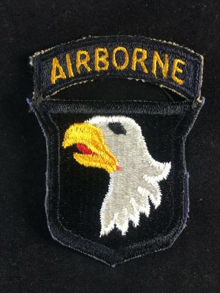 Ww2 101st Airborne Division Patch - Black Tongue